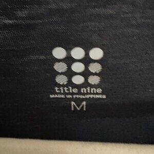 Title Nine Charcoal Gray Top